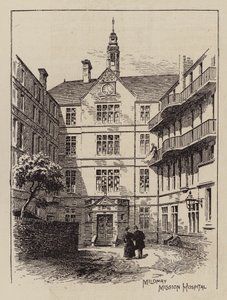米尔德梅传教医院（雕刻） 作者 英语学校