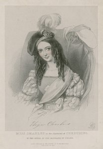 查尔斯小姐在费加罗婚礼的歌剧中饰演Cherubino 作者 英语学校