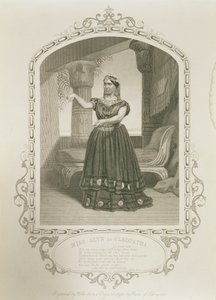 Laura Addison小姐作为Imogen，在Cymbeline由William Shakespeare（1564-1616） 作者 英语学校