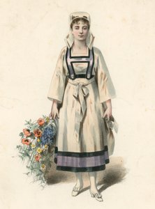 Mme Judic扮演Margotte在La Branche Cassee的角色 作者 英语学校