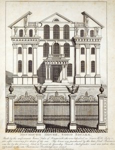 Monmouth House，Soho Square，由N. Smith，Gt Mays Buildings出版，1791年1月11日 作者 英语学校