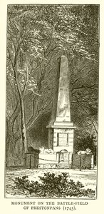 Prestonpans战场上的纪念碑（1745）