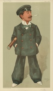 1896年5月21日，Ailsa的Andrew Barclay Walker先生，“名利场”漫画 作者 英语学校