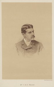 C B E Wright 先生（石版画） 作者 英语学校