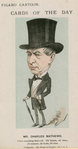 Charles Mathews先生，卡通片 作者 英语学校