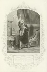 George Bennett先生饰演Apemantus，Apemantus Grace，雅典Timon，第一幕，第二场 作者 英语学校