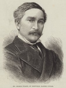 谢菲尔德的乔治·威尔逊先生，卡特勒大师（雕刻） 作者 英语学校