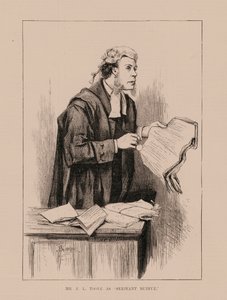 JL Toole 先生饰演 "Serjeant Buzfuz"（雕刻） 作者 英语学校