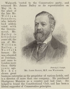 沃尔沃斯议员 James Bailey 先生（雕刻） 作者 英语学校