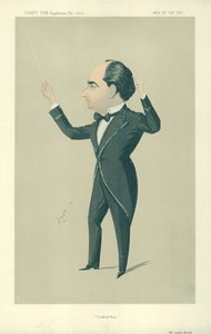 Landon Ronald先生，市政厅音乐，1913年12月13日，名利场漫画 作者 英语学校
