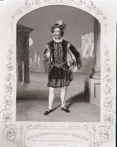 P.Ritchings先生（费城）饰演Mercutio，《罗密欧与朱丽叶》第一幕第四场，来自达盖尔照相，由John Tallis & Co.出版。(litho) 作者 英语学校