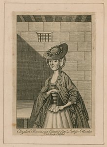 布朗里格夫人在伦敦新门监狱的牢房（雕刻） 作者 英语学校