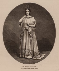 扮演 "加拉蒂亚 "的肯德尔夫人（雕刻） 作者 英语学校