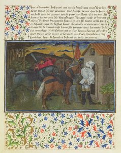 2597 Heart，Desire and Wnerosity女士，深夜，在Rene dAnjou的Livre du Coeur dAmours Espris的传真版Hermit Cell前面 作者 英语学校