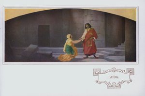 彼得-罗宾逊餐厅的壁画：阿依达》（彩色石版画） 作者 英语学校