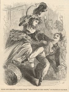 音乐和不和谐;在Clapham播放的The Taming of the Shaming中的场景 作者 英语学校