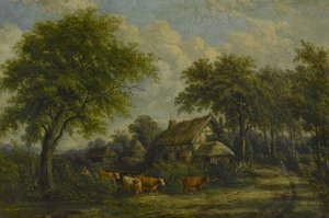 在伯克斯韦尔附近，1850年 作者 英语学校