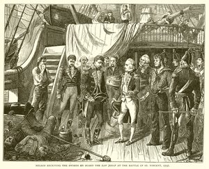 尼尔森于1797年在圣文森特战役中接收了圣约瑟夫的剑 作者 英语学校