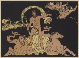 海王星静止波涛（彩色石版画） 作者 英语学校