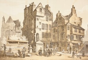 1843年，爱丁堡的Netherbow House，来自John Howie的“The Scots Worthies”，第二版于1879年出版 作者 英语学校