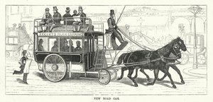 伦敦的新型公路汽车（雕刻） 作者 英语学校