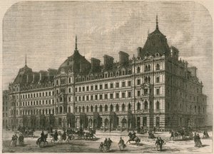 伦敦格罗夫纳广场的新建筑 作者 英语学校