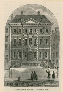 Newcastle House，Lincolns Inn，伦敦 作者 英语学校