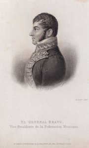 尼古拉斯·布拉沃（Nicolas Bravo），墨西哥士兵和政治家 作者 英语学校