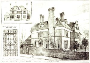 1882年2月10日，建筑新闻，圣约翰大道凯尔斯顿17号 作者 英语学校