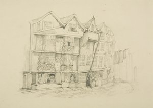 鲍德温街北侧（纸上铅笔） 作者 英语学校