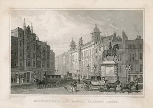Northumberland House，查林十字街。 Bishs Lottery Office，No 9 Charing Cross，毗邻Golden Cross Hotel酒店 作者 英语学校