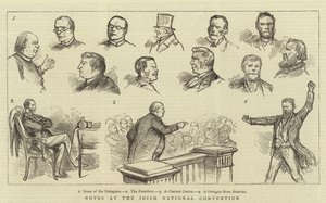 Notes at the Irish National Convention (engraving) 作者 英语学校