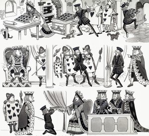 童谣插画：心中的女王 作者 英语学校