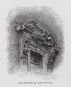 凯里街 24 号老门洞（石版画） 作者 英语学校