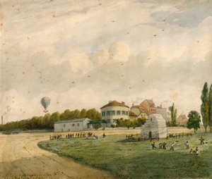 Old White Conduit House，伦敦，Pentonville;绘画（wc在纸上） 作者 英语学校