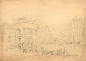 Old White Conduit House，伦敦，Pentonville;草图 作者 英语学校