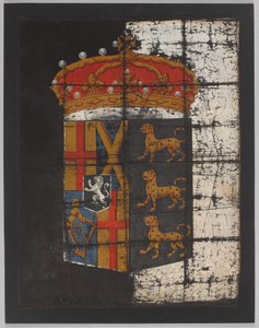 奥利弗-克伦威尔的葬礼横幅，约1658年（横幅）。 作者 英语学校