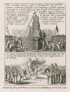 1643年5月2日，伦敦Cheapside的十字架被拆除 作者 英语学校
