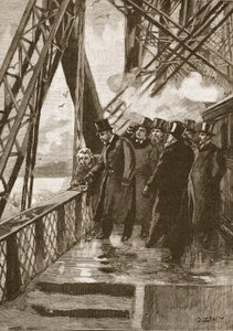 1890年3月4日威尔士亲王开辟第四座桥，卡塞尔斯画报英国历史（插图） 作者 英语学校