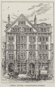 Oriel House，法灵顿街（雕刻） 作者 英语学校