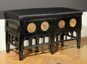奥斯曼，1870年（黑檀木，彩绘和镀金木）