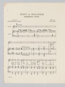 第2页歌曲Just a Soldier的乐谱 作者 英语学校