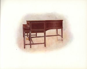 施坦威艺术目录》页面（彩色印刷）。 作者 英语学校
