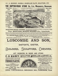 1892年《建筑师、测量师和工程师简编》中的一页（雕刻）。 作者 英语学校