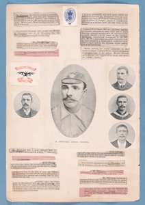 来自Nat Whittaker在1895-96赛季编写的剪贴簿中的页面 作者 英语学校