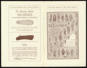 Pages from Catalogue of Gambas Famous Milan Toe Ballet Shoe (litho) 作者 英语学校