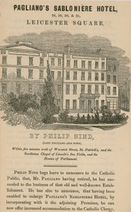 Paglianos Sabloniere酒店，莱斯特广场，伦敦 作者 英语学校