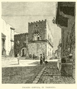 Palazzo Corvaja，位于陶尔米纳 作者 英语学校