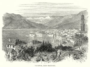 帕兰扎，马焦雷湖（雕刻） 作者 英语学校