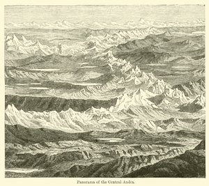 Panorama of the Central Andes (engraving) 作者 英语学校
